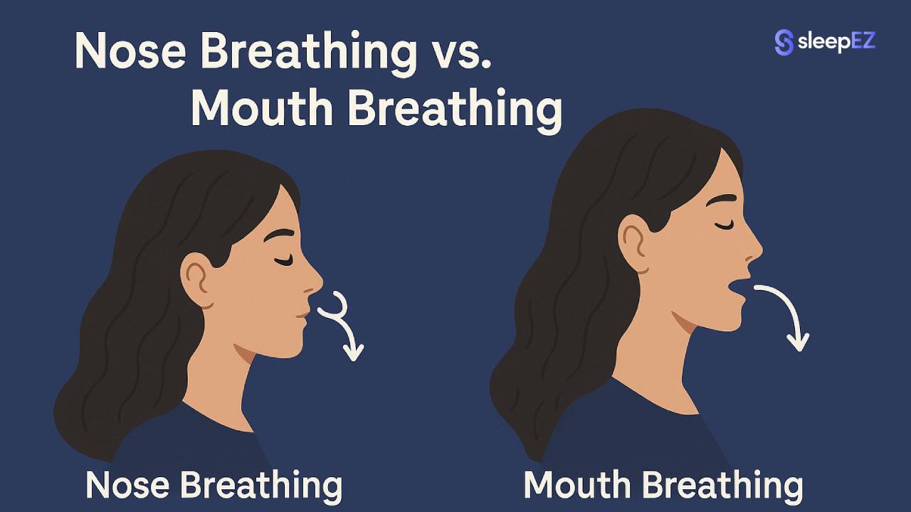 Nose Breathing vs. Mouth Breathing