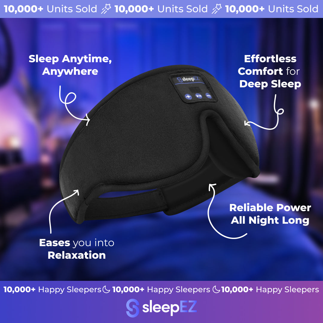 SleepEZ Dreamy Sounds Sleep Mask Headphones 